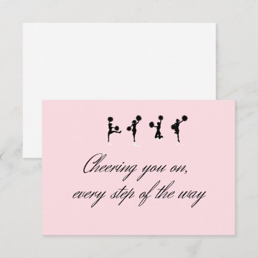 ケア カード - チアリーダー (正面/裏面)