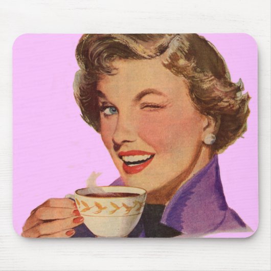 ケイはコーヒーが好き マウスパッド (正面)
