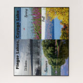 ケイウガ湖の四季 ジグソーパズル (縦)