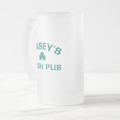 ケイシーズアイリッシュパブ フロストグラスビールジョッキ (正面左)