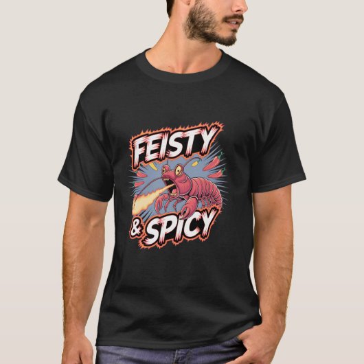ケイジャン料理 ザリガニシーズン Tシャツ (正面)