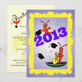 ケイジャン風卒業パーティー2013招待状 招待状 (正面/裏面)