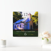 ケイズコーブシージョンバプティスト教会の壁時計 スクエア壁時計 (ホーム)