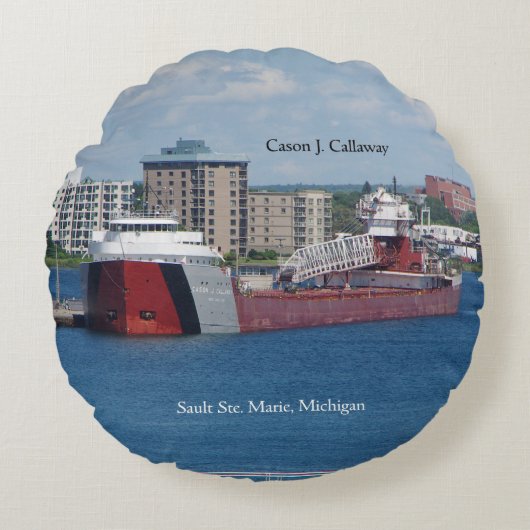 ケイソン・J・キャラウェイ 両面ラウンドピロー ラウンドクッション (正面)