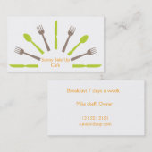 ケイタリングビジネスカード 名刺 (正面/裏面)