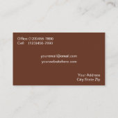 ケイタリングビジネスカード 名刺 (裏面)