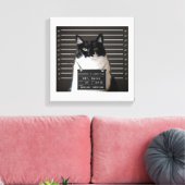 ケイティは…カンバスでマグを撃った非難 キャンバスプリント (インサイチュ (リビング))