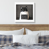 ケイティは…カンバスでマグを撃った非難 キャンバスプリント (インサイチュ (寝室))