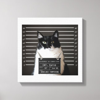 ケイティは…カンバスでマグを撃った非難 キャンバスプリント