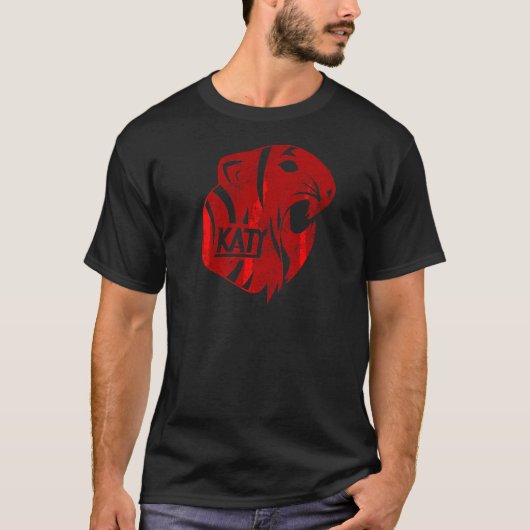 ケイティガースケイティテキサス州動揺して Tシャツ (正面)