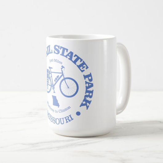ケイティトレイル州パーク(サイクリング) コーヒーマグカップ (正面右)