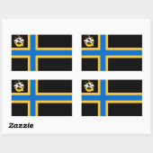 ケイティネス長方形ステッカーのフラグ 長方形シール (シート)