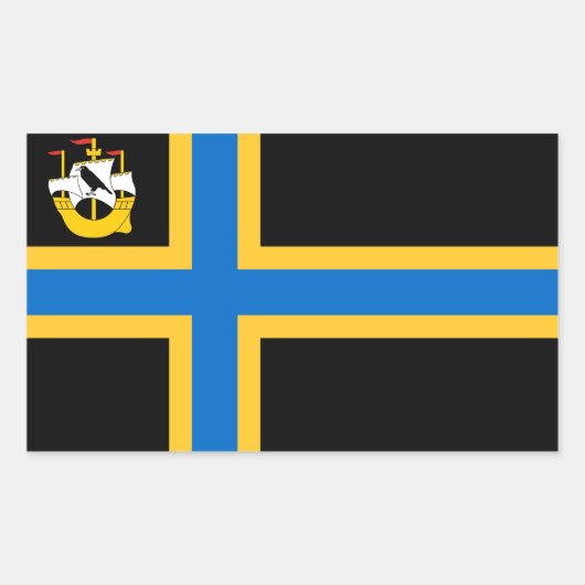 ケイティネス長方形ステッカーのフラグ 長方形シール (正面)