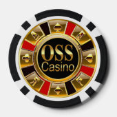 ケイティ企業のパーティーカジノチップ ポーカーチップ (裏面)