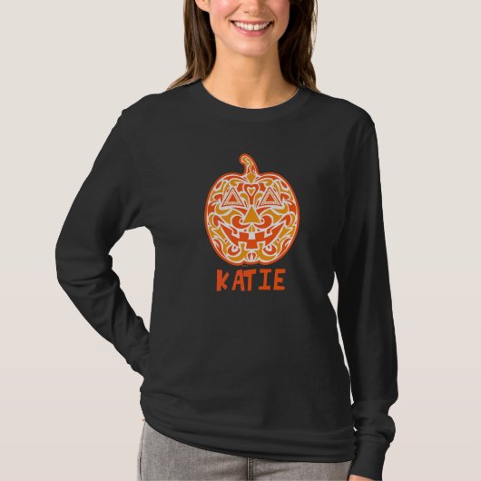 ケイティ ハロウィン シュガースカル Tシャツ (正面)