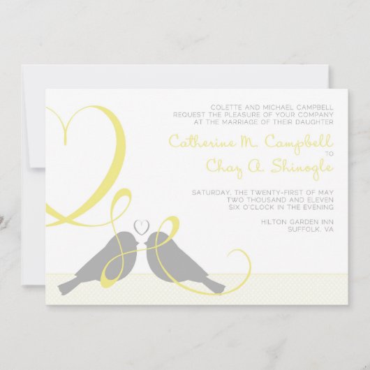 ケイティC招待状 招待状 (正面)