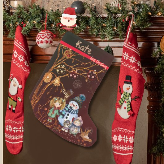 ケイトはクリスマスが大好きだ スモールクリスマスストッキング