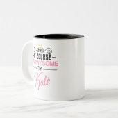 ケイトもちろん私の名素晴らし前 ツートーンマグカップ (正面左)