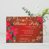 ケイトウの雪の結晶、企業のクリスマスパーティー 招待状 (スタンド正面)