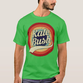 ケイトブッシュレトロサークルヴィンテージ Tシャツ