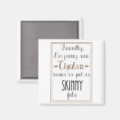 ケイトモスチョコレート引用文スクエアマグネット マグネット (正面/裏面)