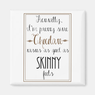 ケイトモスチョコレート引用文スクエアマグネット マグネット