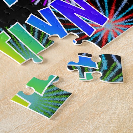 ケイトリンさん、お誕生日おめでとう！ ジグソーパズル (側面)