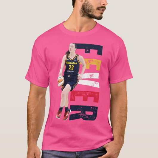 ケイトリンクラークインディアナ熱 Tシャツ (正面)