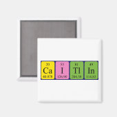 ケイトリン周期表名磁石 マグネット (正面/裏面)