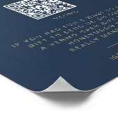 ケイトリン海軍と金ゴールドハネムーン基金結婚のサイン ポスター (角)