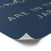 ケイトリン海軍キャンディの赤ちゃんシャワーゲームの数 ポスター (角)