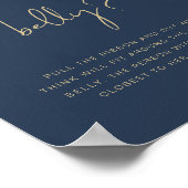 ケイトリン海軍ブルー彼女の腹のゲームポスター ポスター (角)