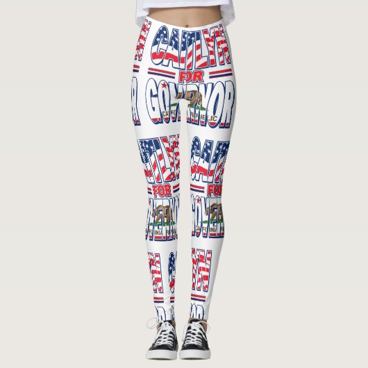 ケイトリン・ジェンナー知事 レギンス (正面)