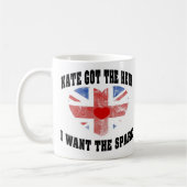 ケイト得君の相続人が欲しいんだ コーヒーマグカップ (左)