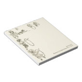 ケイト転がグリーンアウェイフープの子供用ボ遠くにール ノートパッド (アングル)