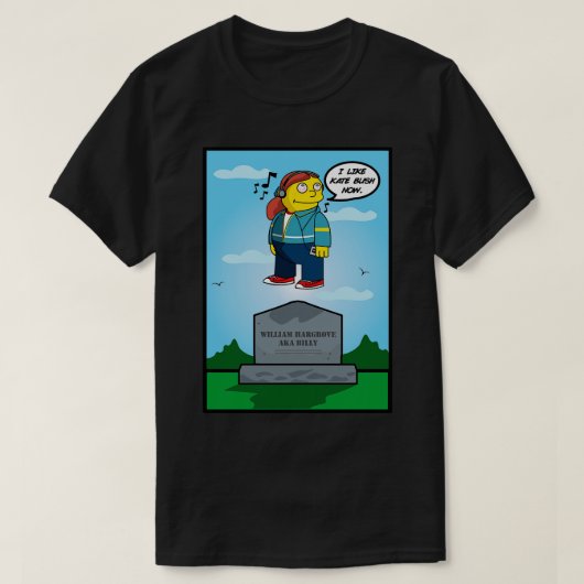 ケイト・ブッシュが好き Tシャツ (デザイン正面)