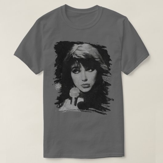 ケイト・ブッシュレトロポスター Tシャツ (デザイン正面)