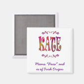 ケイト・マグネットの意味 マグネット (正面/裏面)