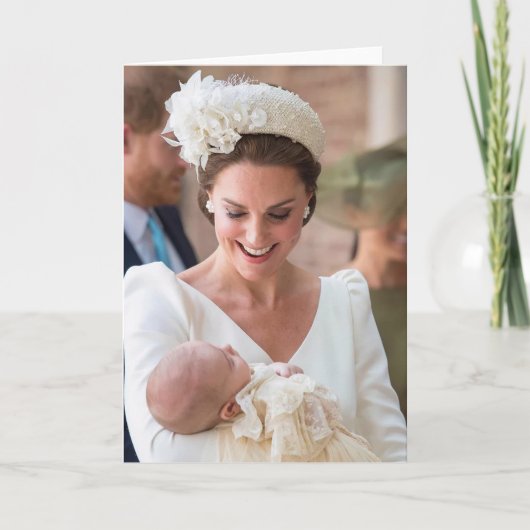 ケイト・ミドルトンとプリンス・ルイス カード (正面)