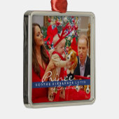 ケイト・ミドルトン・プリンス・ジョージ・クリスマス メタルオーナメント (右)