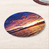 ケイニーレイクコースター ラウンドペーパーコースター (アングル)