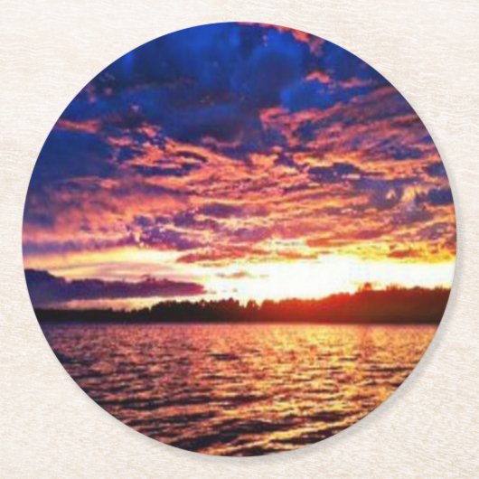 ケイニーレイクコースター ラウンドペーパーコースター (正面)