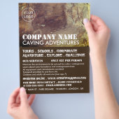 ケイビングアドベンチャーズフ広告ライヤー チラシ (手)