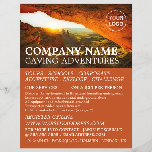 ケイビングアドベンチャーズフ広告ライヤー チラシ (正面)