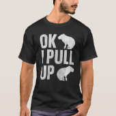 ケイピバラOK私はプルアップ Tシャツ (正面)