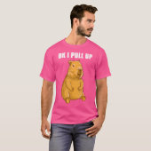 ケイピバラOK私はプルアップ Tシャツ (正面フル)