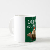 ケイピホリデーズケイピバラクリスマス コーヒーマグカップ (正面左)