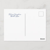 ケイピーマザーズデイキュートカピバラベビー&ママカスタム ポストカード (裏面)