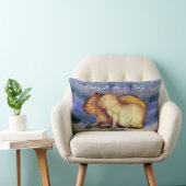 ケイピーマザーズデイキュートカピバラベビー&ママカスタム ランバークッション (椅子)