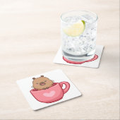 ケイピーラブ紙コースター スクエアペーパーコースター (インサイチュ)